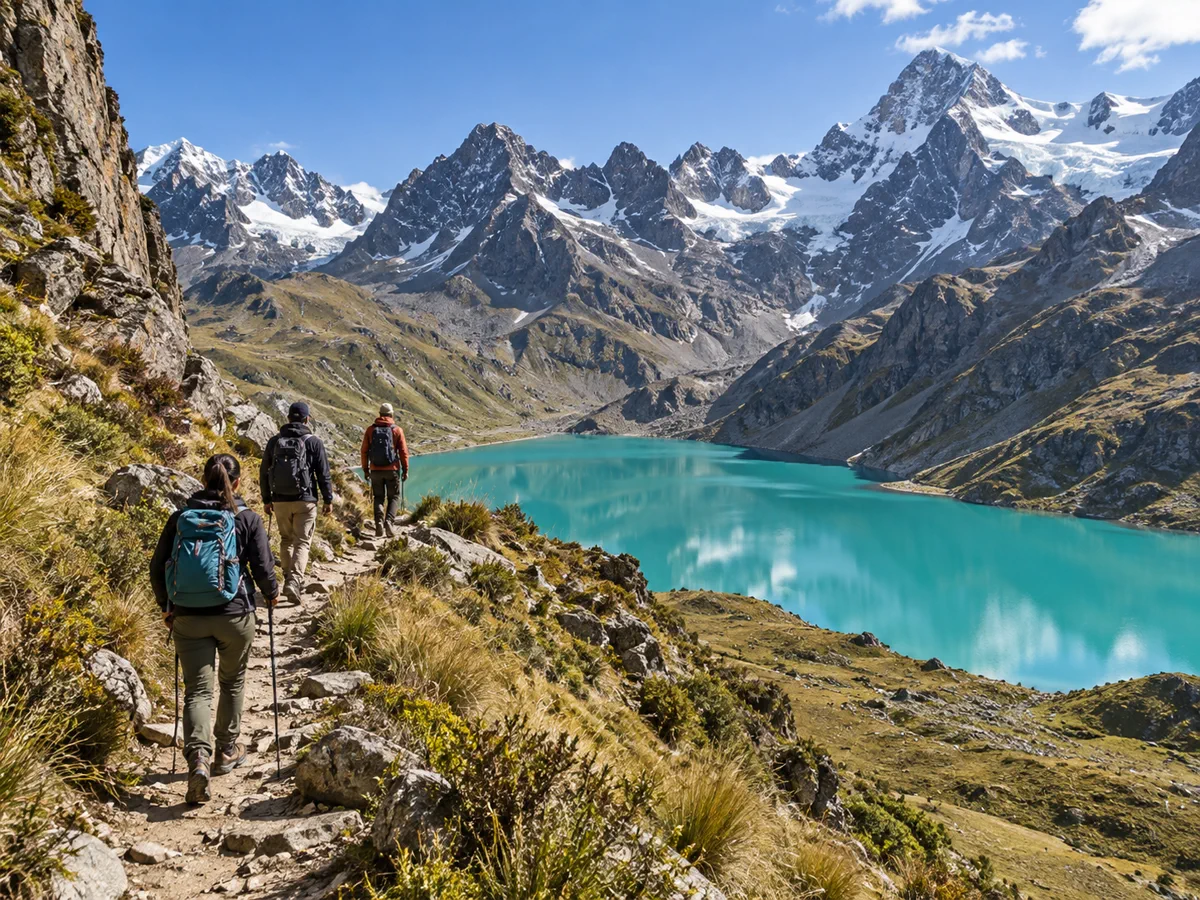 Paisaje de la expedición ficticia Ruta Laguna Clara