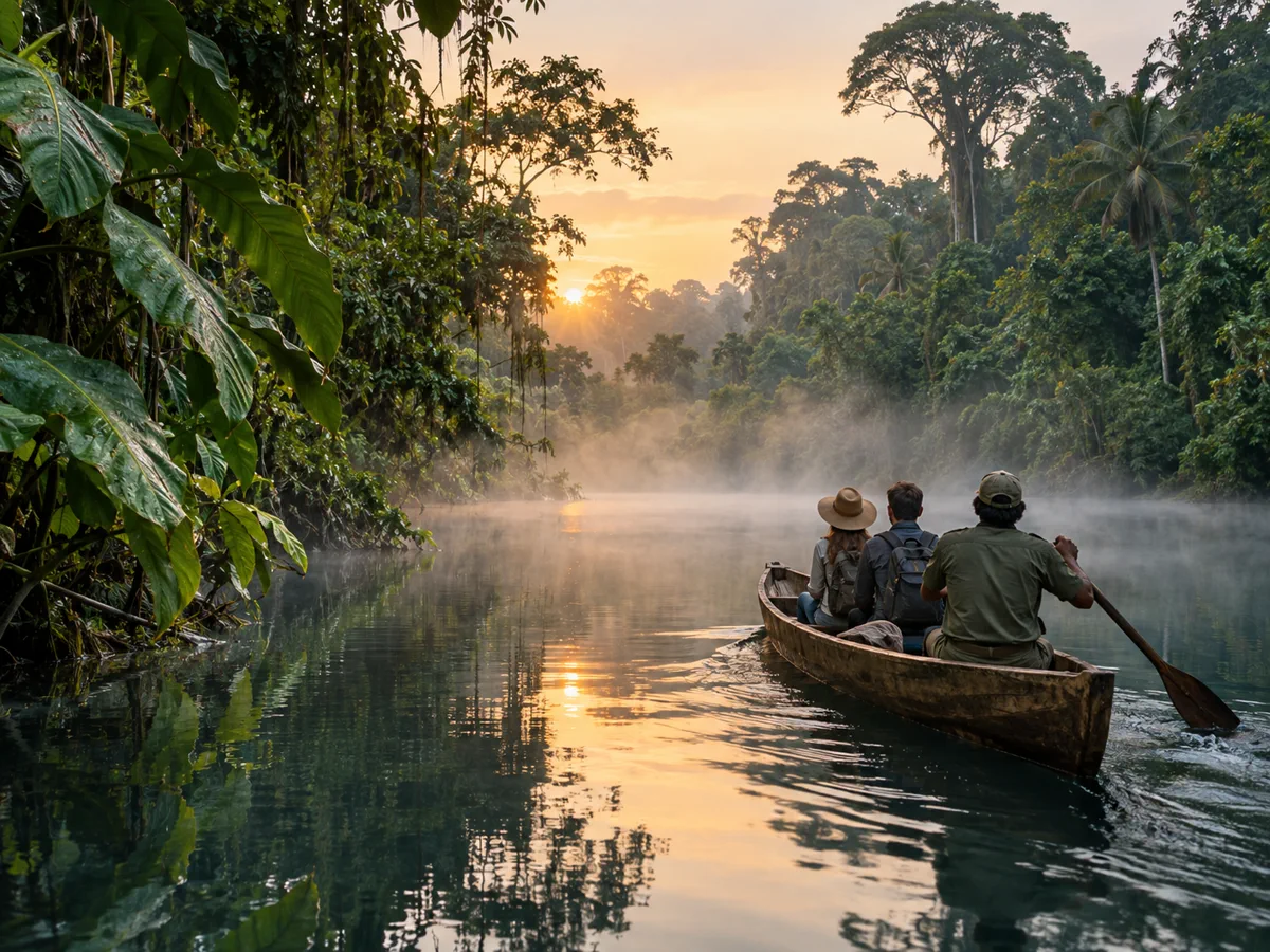 Paisaje de la expedición ficticia Río de la Niebla